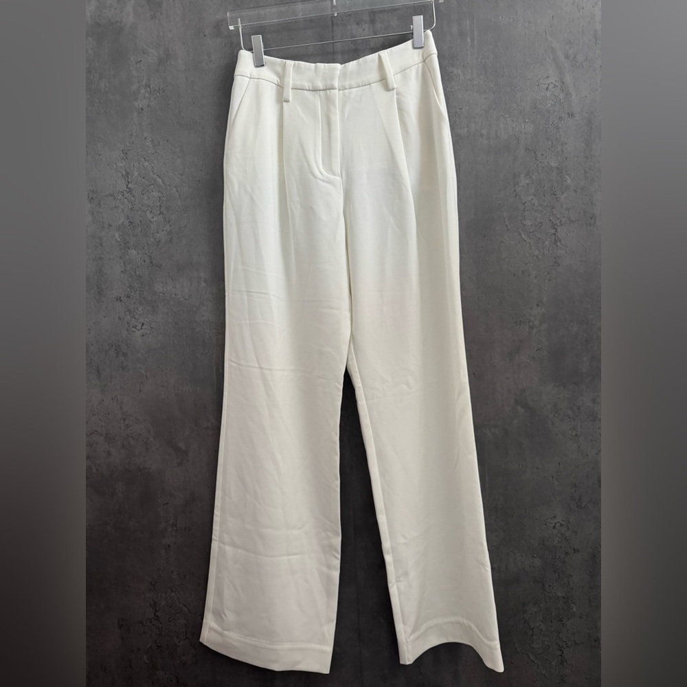 Reformation Ivory Pants Trousers size 4 B690